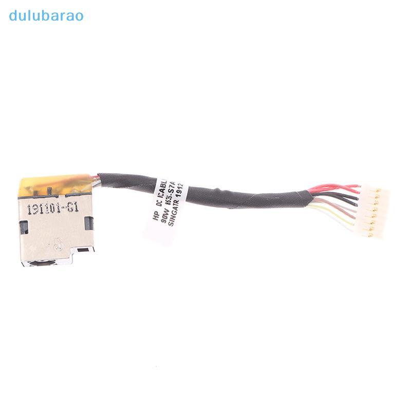 [DUL] แล็ปท็อป DC Power Jack Harness ปลั๊กพอร์ตชาร์จเปลี่ยนสายสําหรับ HP 430 440 450 455 470 G4 G5 G