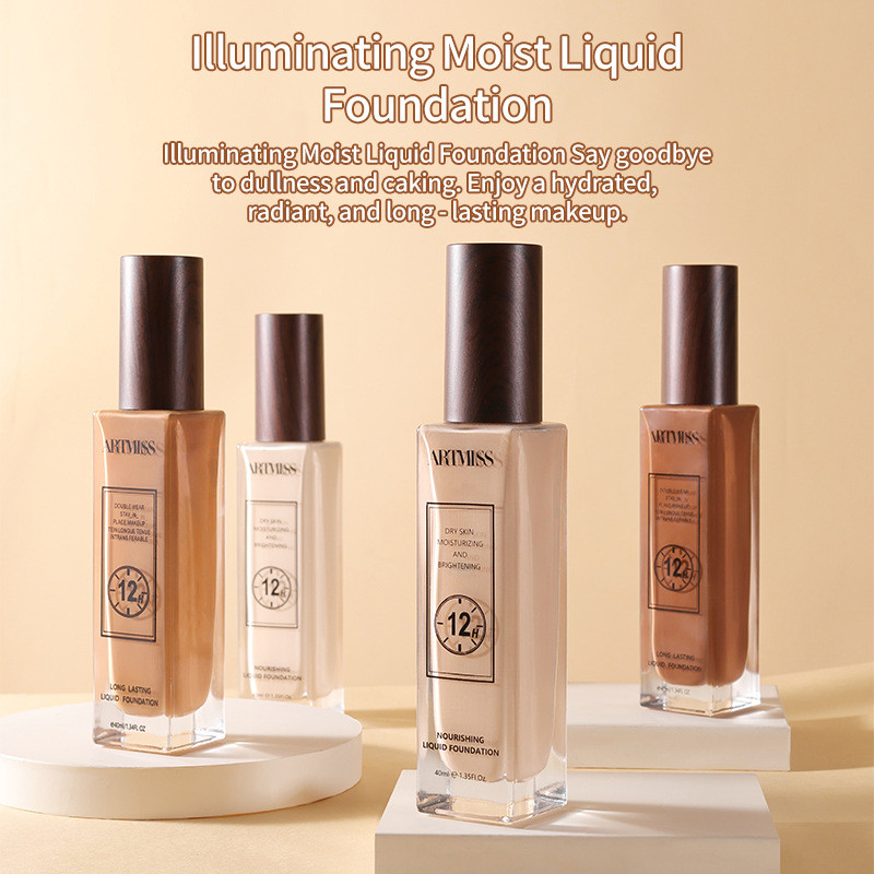 แต่งหน้า No-Face Moisturizing Radiant Translucent Nourishing Skin Liquid Foundation คอนซีลเลอร์ Long