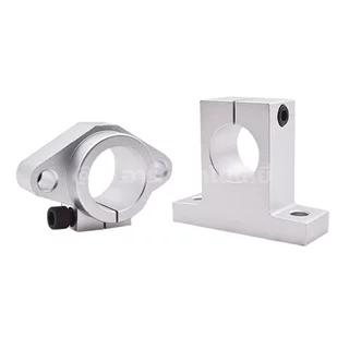 SHF ขาตั้งเพลา แนวนอน ขนาด 6-20mm Horizontal SHF Linear Shaft Support Rod Aluminum Alloy ตัวยึดแกน ฐานยึดแกน ขายึดเพล...