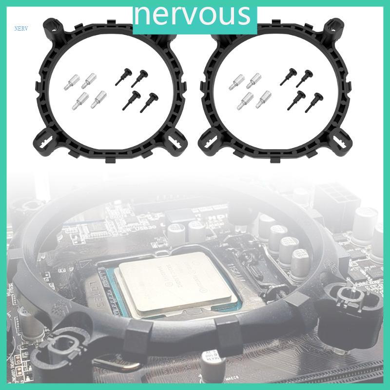 NERV CPU Cooler พัดลมวงเล็บฮีทซิงค์ฐานสําหรับ Intel12th LGA1366 LGA1700 LGA1200 1200 CPU เมนบอร์ดพัด