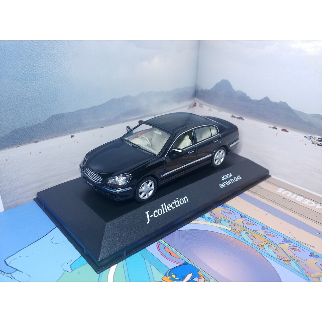 J-Collection 英尼迪 Q45 三代 2001 黑色 1/43 J-Collection Infiniti Q45 Third Generation F50 Black 1/44 比