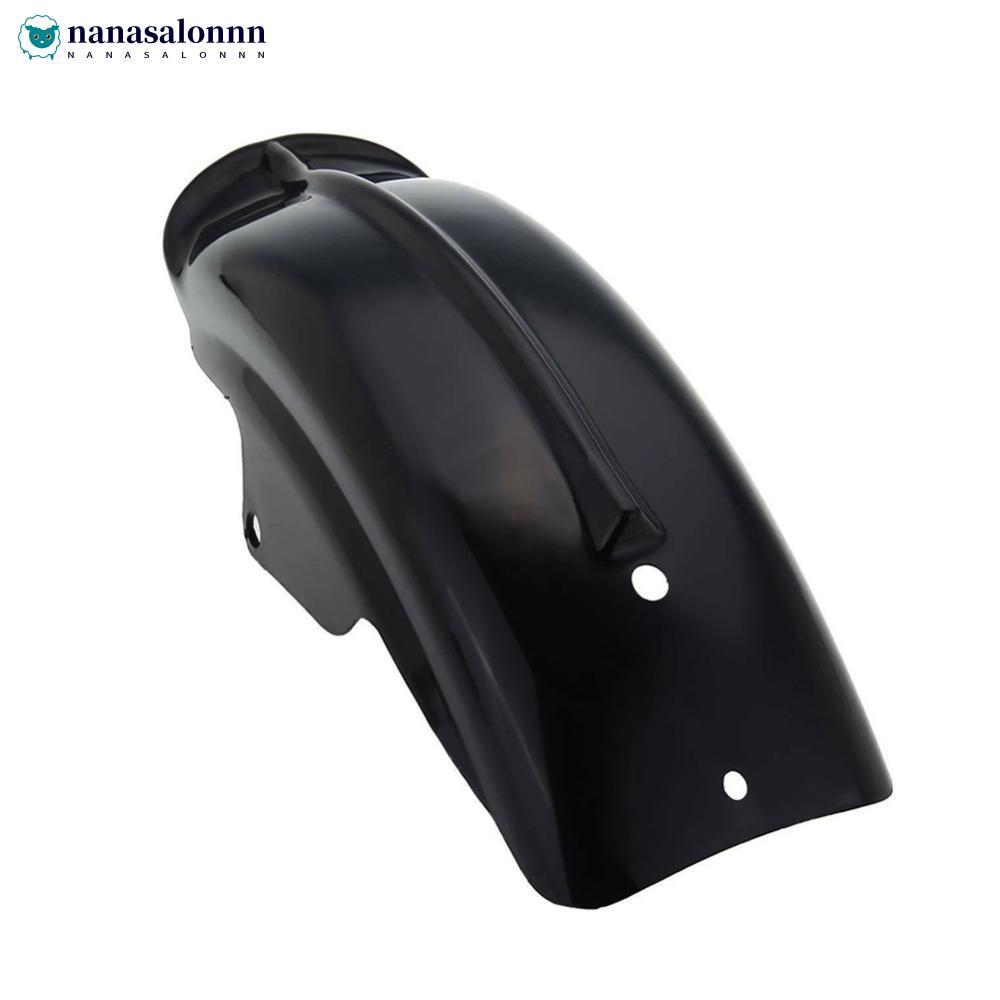 NANASALONNN Universal รถจักรยานยนต์สั้นด้านหลัง Fender สีดํา Motocross อุปกรณ์เสริมสําหรับ Harley Sp