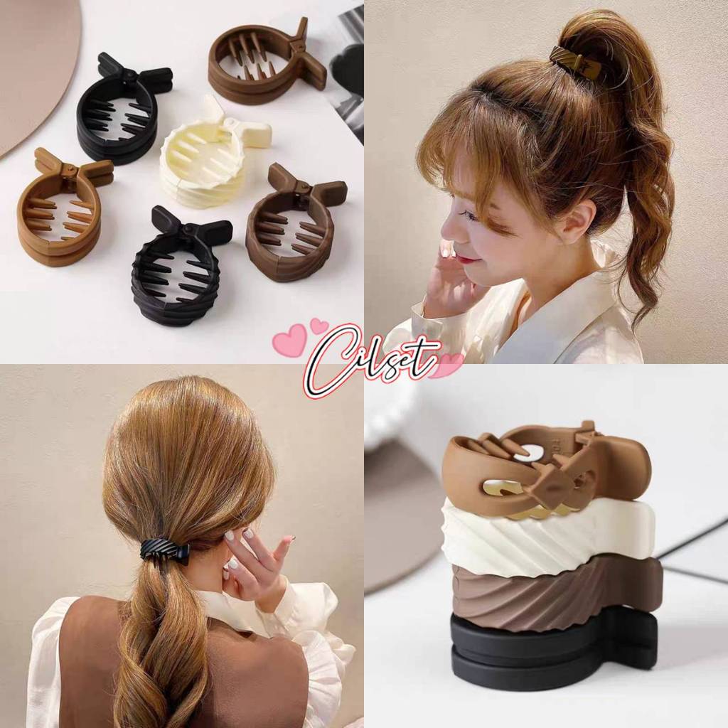 Cilset พร้อมส่ง กิ๊ปหนีบผม สไตล์มินิมอล ราคาเบาๆ สีพื้นใส่สบาย ตัวเล็กน่ารัก VO-54