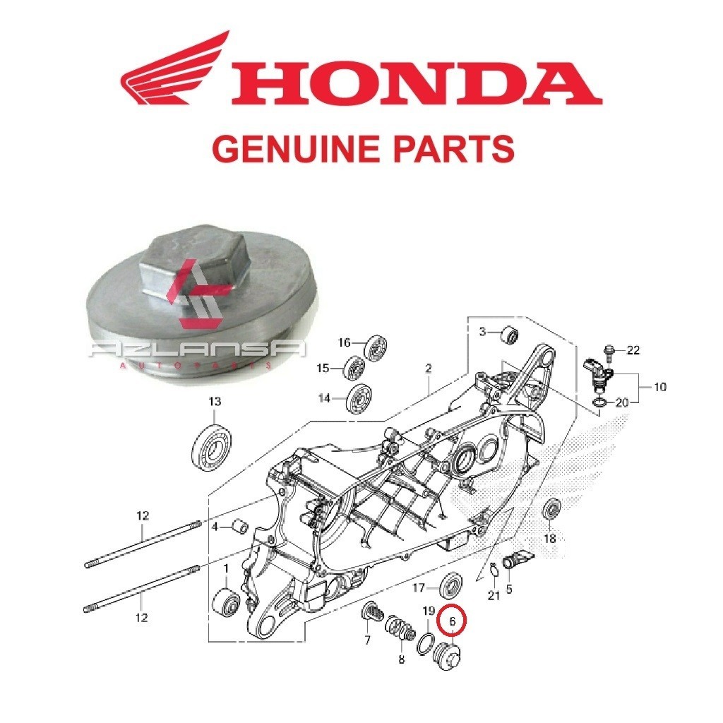 ฝาปิดรูปรับต๊าปเกลียว ( 12361-035-000 ) ADV 150, Beat, PCX, Vario 125 & Vario 150 💯 อะไหล่