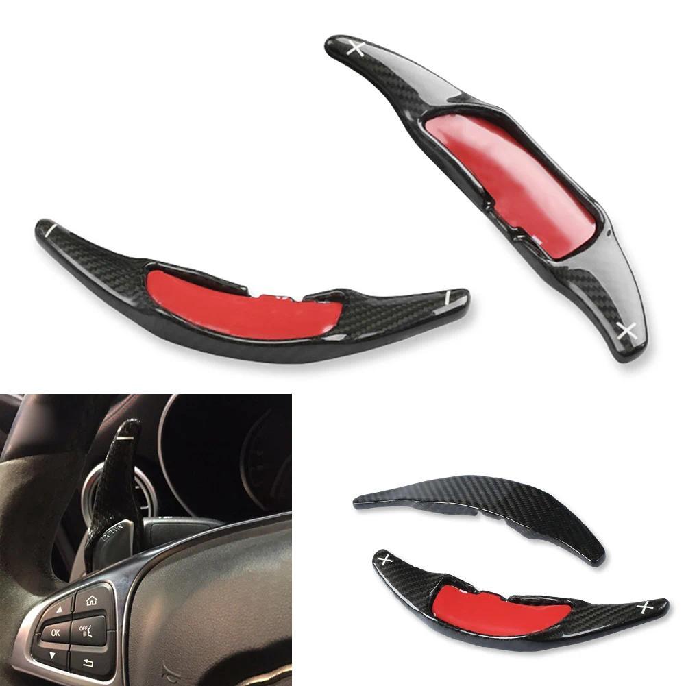 พวงมาลัยรถ Paddle Shift สําหรับ Mercedes Benz A45 C63 E63 S65 CLA45 CLS63 GLC GLS63 W176 W205 S205 W