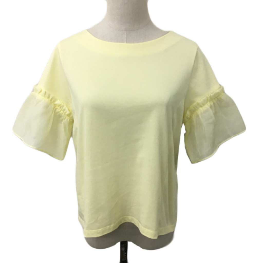 Tops Ruffles yellow Direct from Japan Secondhand