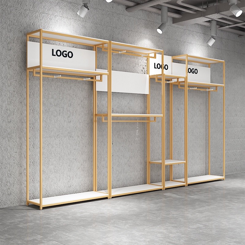 Clothing store display rack display rack men s and women s clothing store children s clothing floor-
