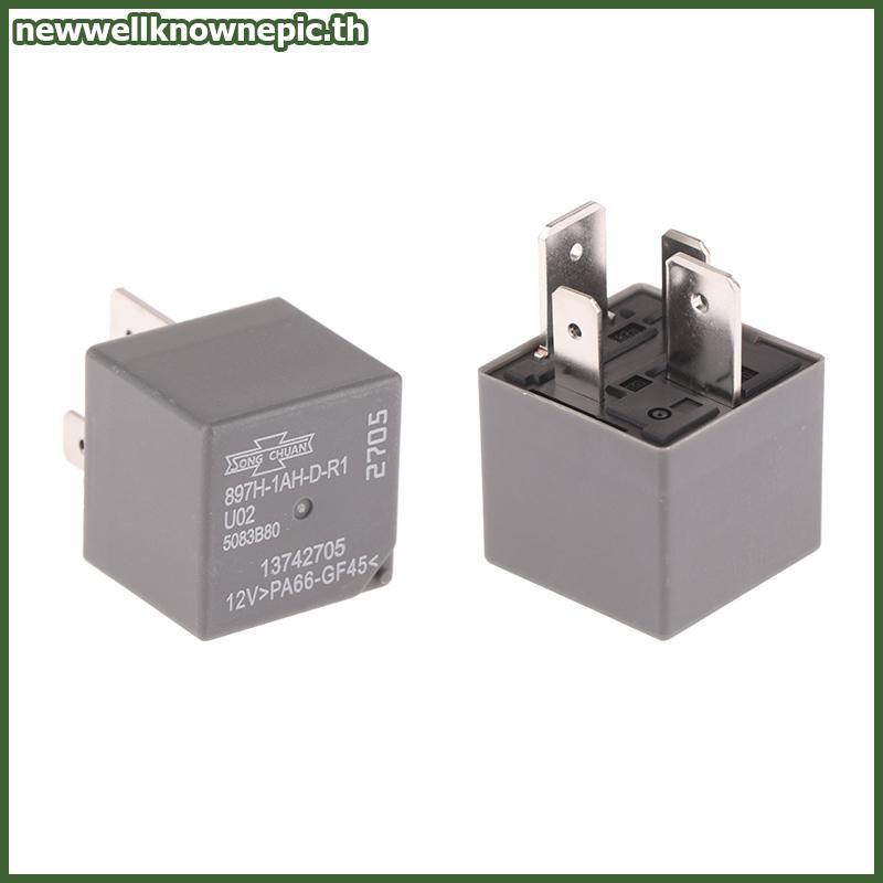 Newwellknownepic 1 ชิ้น 4 ขา 12 โวลต์สําหรับ Matsukawa 2705 รีเลย์รถยนต์ 897H-1AH-D-R1 U02 สําหรับรี