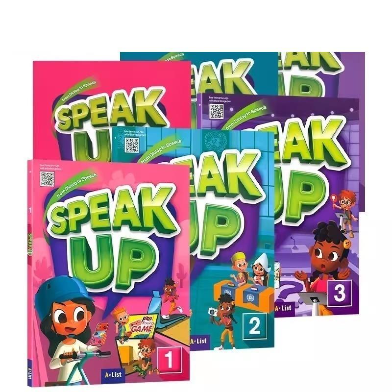 Kk168 Speak Up /Plus ระดับ 1/2/3 หนังสือแบบตําราเรียนการเรียนรู้ของนักเรียน
