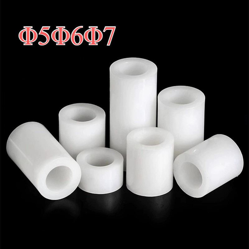 คอลัมน์แยก ABS สีขาว, คอลัมน์แยกฉนวน, คอลัมน์แผ่นพลาสติก 3mm4mm ผ่านปลอกไนลอน [YI]