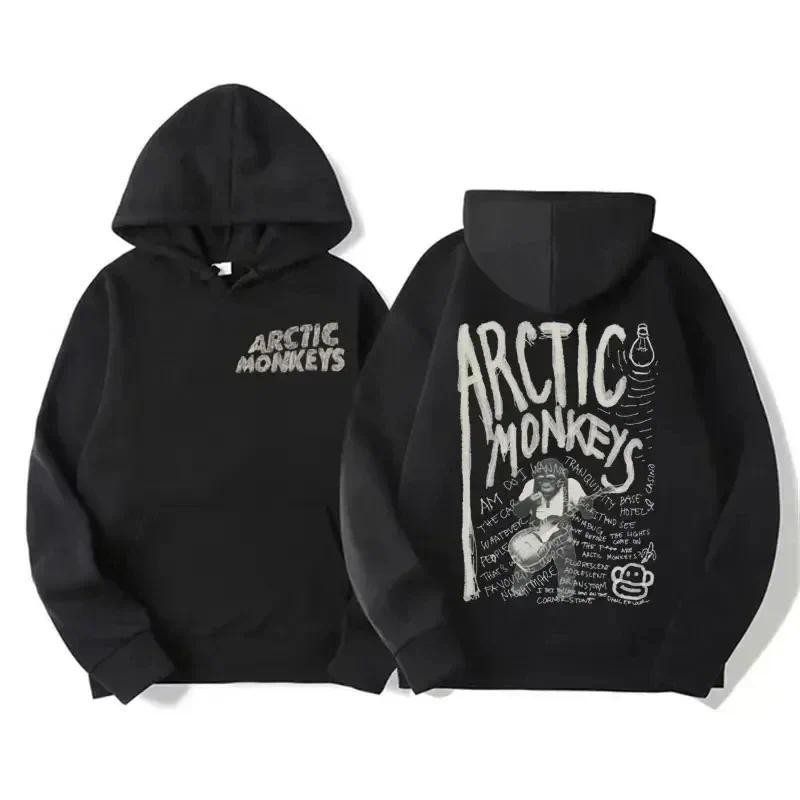 【Hoodie】 Fashion Baju Arctic Monkeys เพลงอัลบั้มHip Hop Hoodie Punk เสื้อกันหนาว M-3XLSize S- Casua