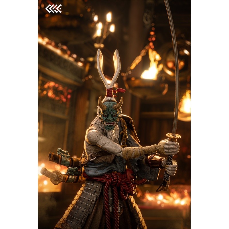 Authentic Maestro Union Nameless Rabbit Swordman Furry Planet 1/12 Posable Collectible Figure