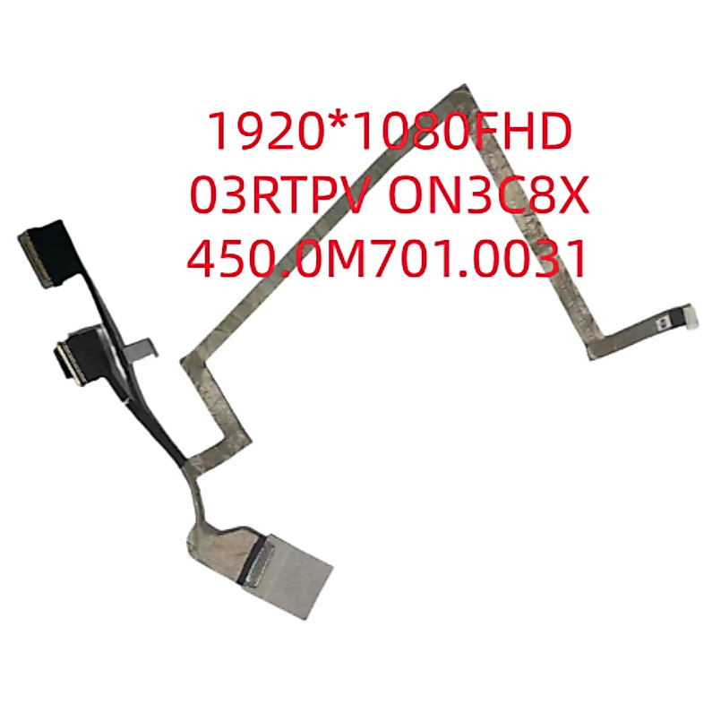 0N3C8X N3C8X ใหม่สําหรับ Latitude 5320 E5330 แล็ปท็อป FHD RGB LCD EDP สาย Lvds สายหน้าจอ 30PIN 0.4 4