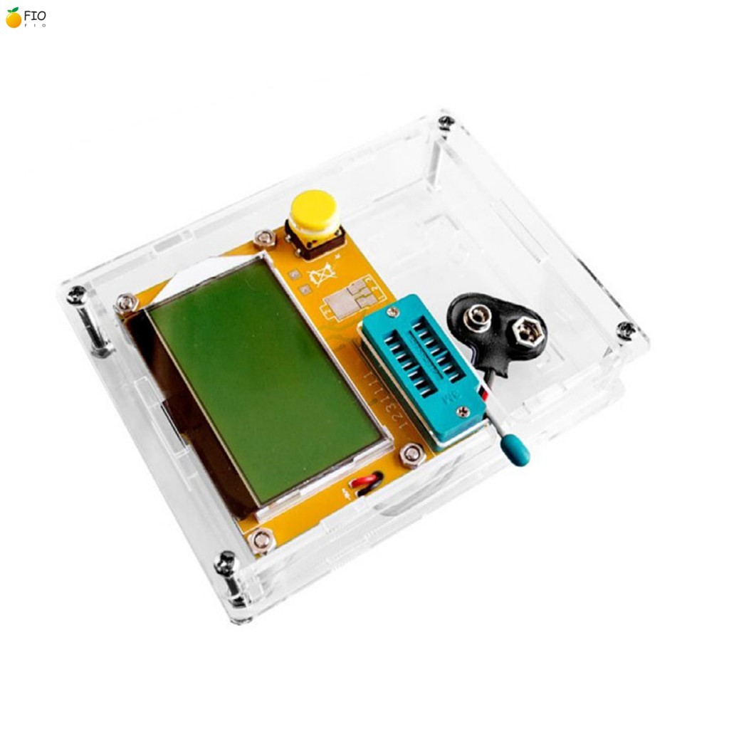 เครื่องทดสอบทรานซิสเตอร์ ESR Meter - NPN PNP MOSFET Diode Tester พร้อมจอแสดงผล LCD 12864