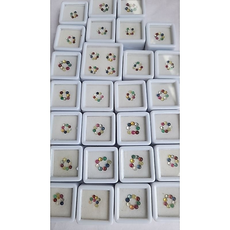 พลอยนพเก้าแท้จากโรงงาน 2 มิลชุดละ 350