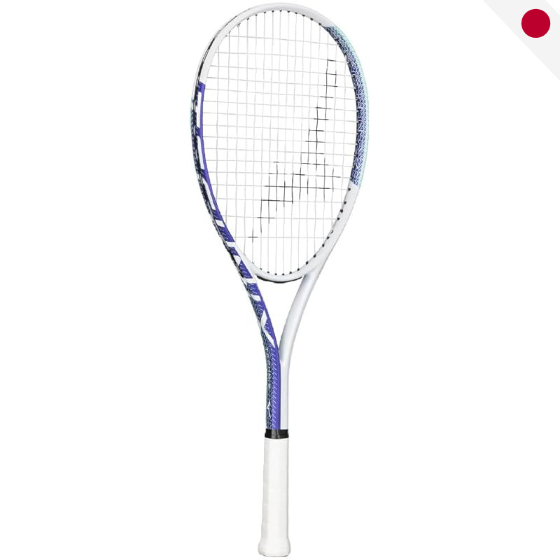 MIZUNO Tennis Soft Tennis Racket Technics 63JTN575 - Turquoise/Violet