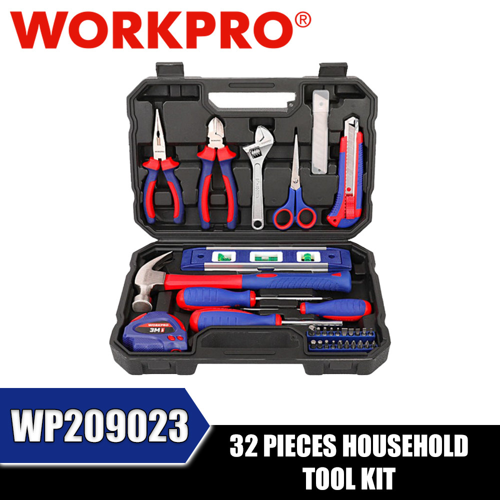 Workpro WP209023 ชุดเครื่องมือในครัวเรือน 32 ชิ้น