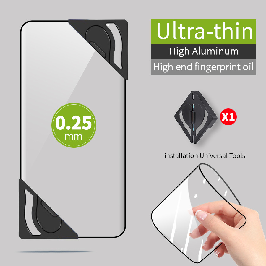360° O-พับความเหนียวสูงกระจกนิรภัยสําหรับXiaomi Poco X8 X7 X6 X5 X4 X3 F8 F7 F6 F5 F4 GT Ultra C85 C