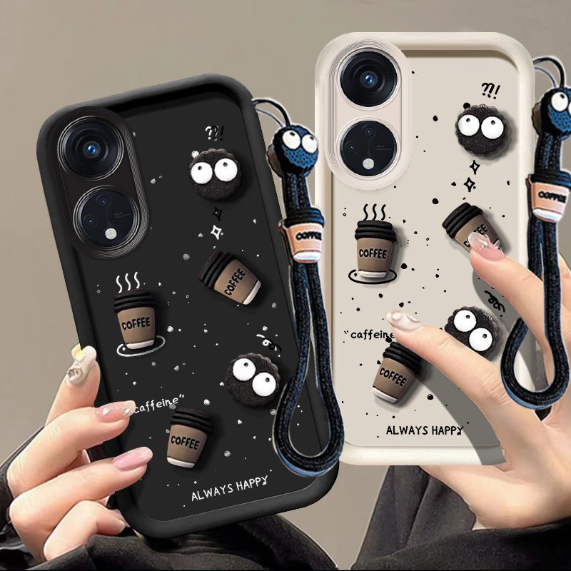 Oppo reno 8t 5g case oppo reno 8t 4g case 3D Cup Design ทนทาน TPU เคสโทรศัพท์มือถือ