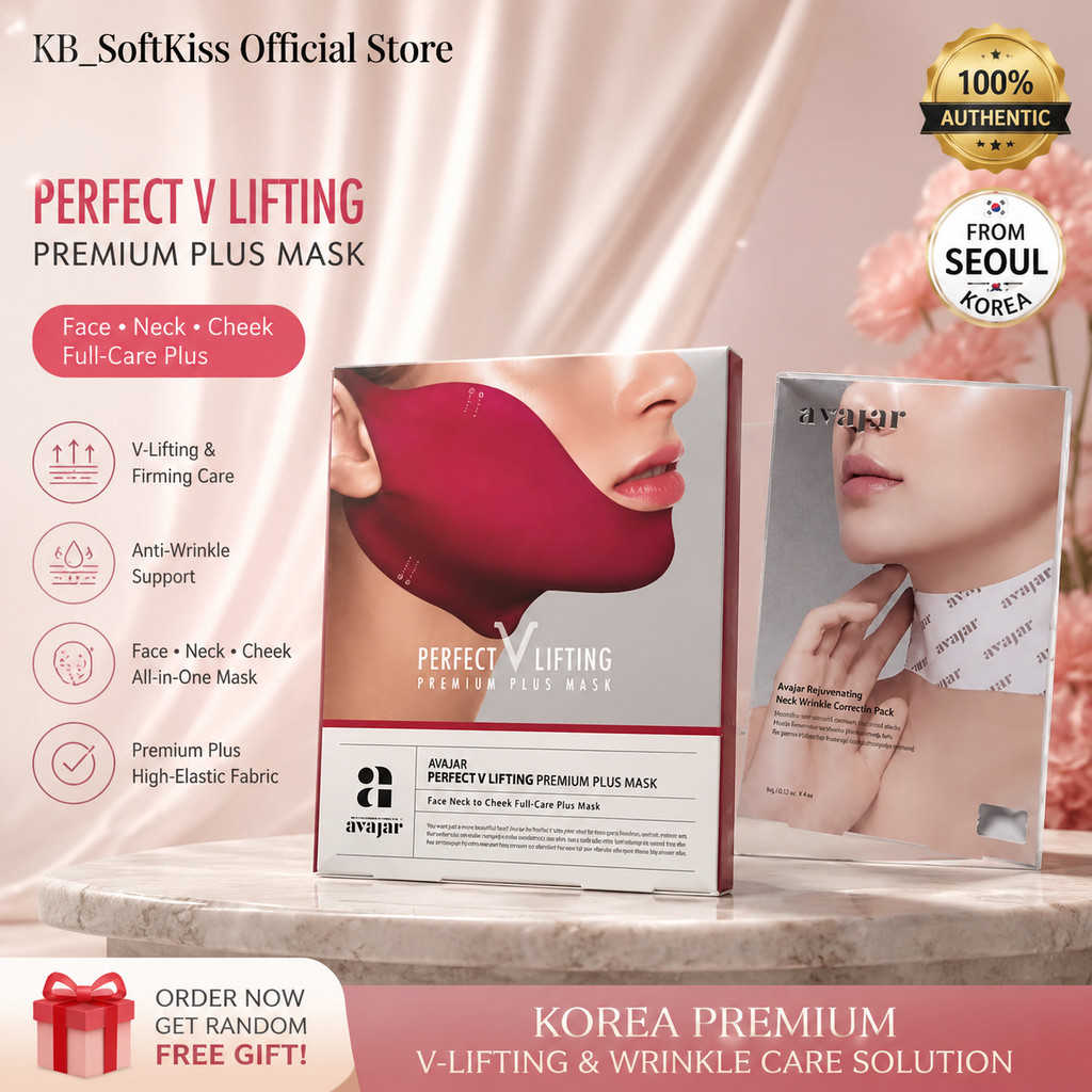 AVAJAR V-Shape Face Mask 5 ชิ้นหน้ากากคอ 5 ชิ้น Firming Lifting Sheet Mask Set Contouring กระชับ Skin Care