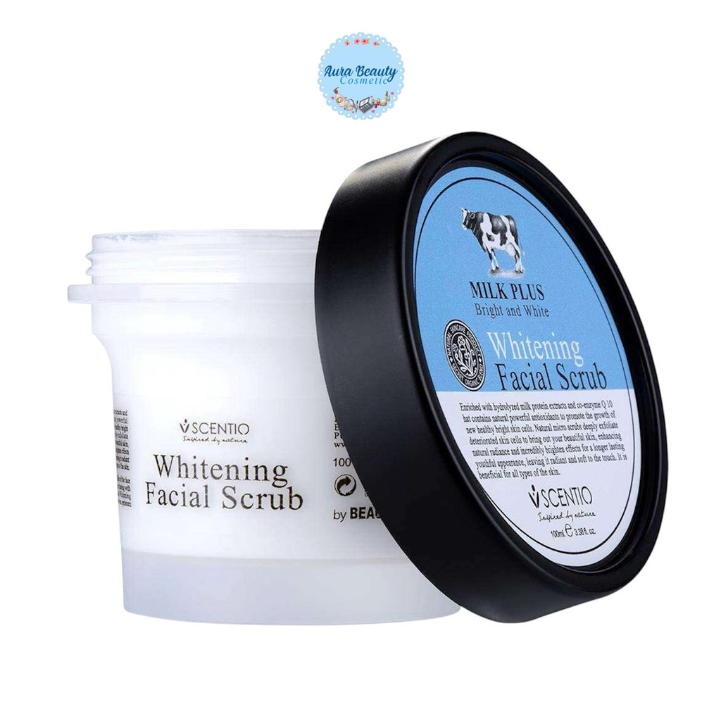 Beauty Buffet Scentio Milk Plus Bright and White Whitening Scrub 100 ml. สครับ