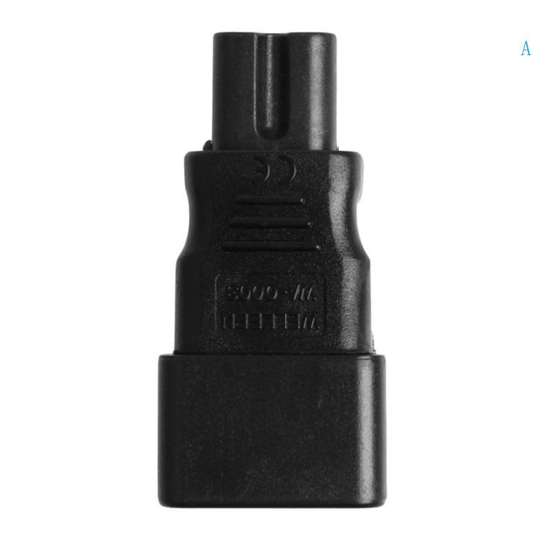 ถือ IEC320 C14 ถึง C7 PDU UPS Plug Female Power Adapter Plug Converter Changer