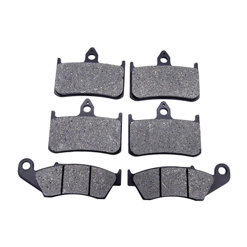 CC 1 Set Motorcycle Metal & Brass Alloys Parts Front & Rear Brake Pads Kit For Honda VFR400 VFR 400 