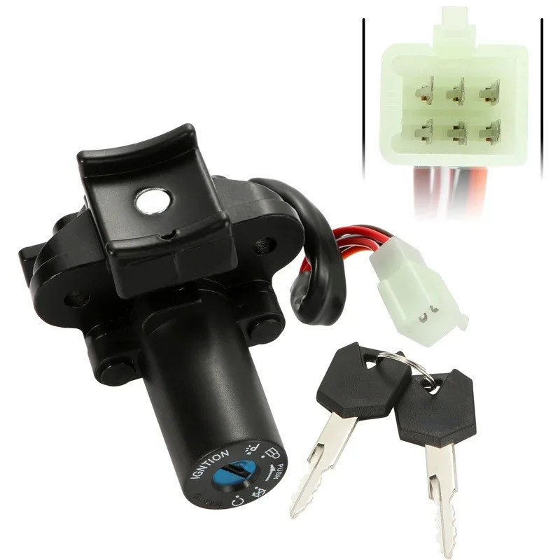 CC Motorcycle Ignition Switch Lock with Key for Kawasaki KLX125 KLX250SF KLX250 D-Tracker KL250G KLX