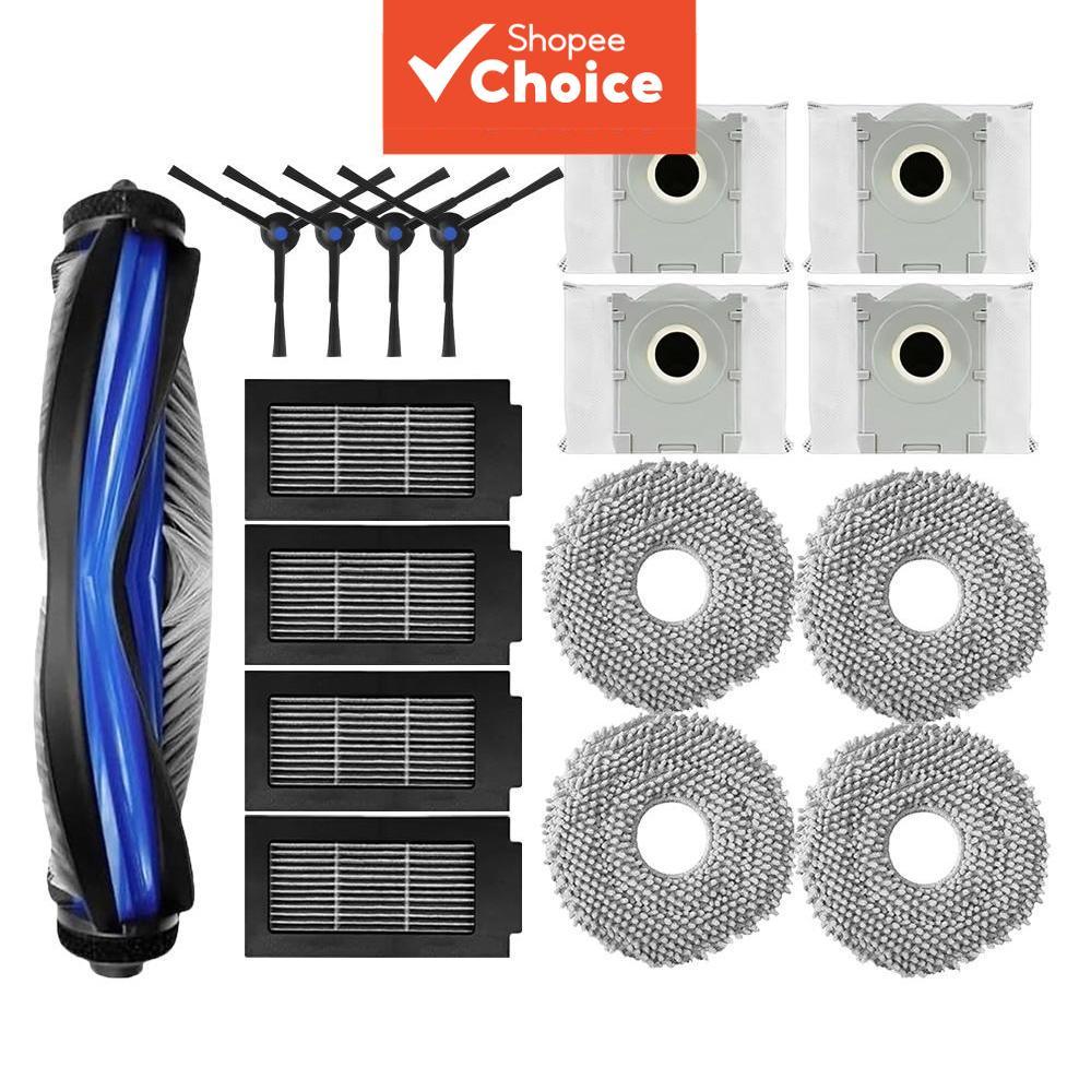 ชุดอุปกรณ์เสริมทดแทนเข้ากันได้กับหุ่นยนต์ดูดฝุ่น Ecovacs Deebot T50 Omni T50 Pro Omni