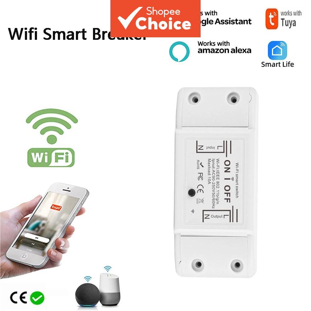 Smart Breaker Axus Wireless Breaker Timer Switch Universal Smart Life APP การควบคุมไร้สายทํางานร่วมกับ Alexa สําหรับ Google สวิตช์ไร้สายสมาร์ทสวิตช์ไร้สายสําหรับแสง