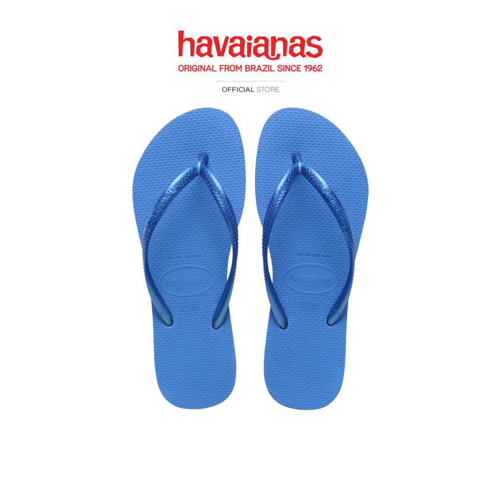 HAVAIANAS รองเท้าแตะ Slim Brilliant Blue 40000303504NF_H5BLXX