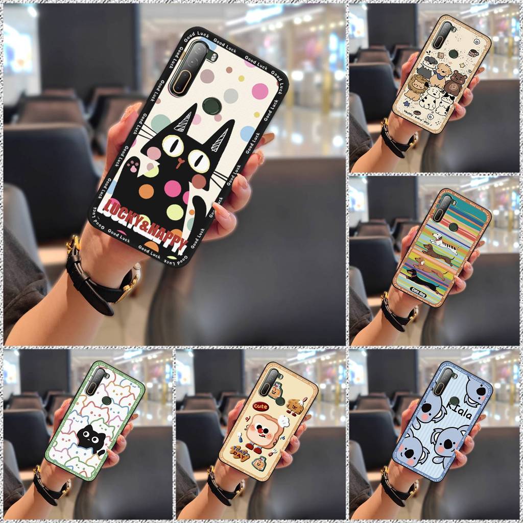 สนุกคู่ HTC U20 5G เคสโทรศัพท์รวมทุกอย่างขอบตลกป้องกันฝุ่น Graffiti อะนิเมะนุ่มกรณีอินเทรนด์หรูหราน่
