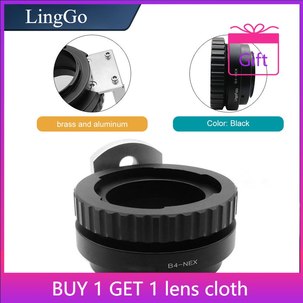 B4 -NEX อะแดปเตอร์เลนส์ขาตั้งกล้อง B4 2/3 "สําหรับ CANON สําหรับเลนส์ FUJINON สําหรับ Sony E Mount ก