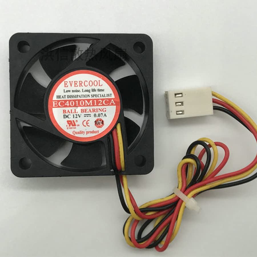 Evercool 40mm (40x40x10) พัดลม 3pin – EC4010M12CA