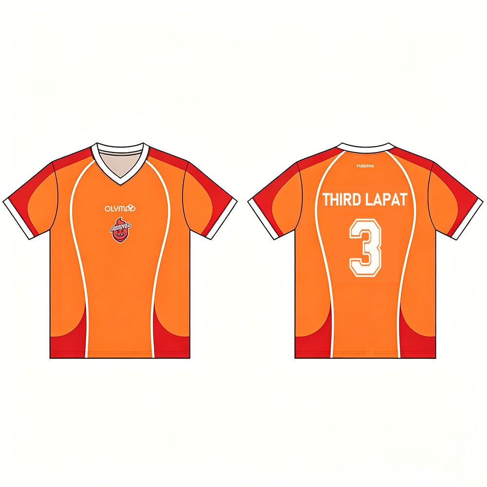 ขายร้อนระบายอากาศสบายในสต็อกกีฬาสีส้มDEXX IN OLYMPOP 2026 Martiniสไตล์เสื้อยืดUnisex XS-5XL