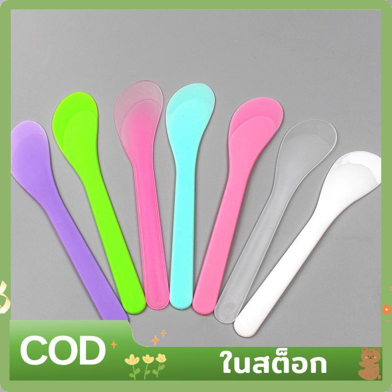 10 ชิ้น/ล็อตพอกหน้า Sti เครื่องสําอางไม้พาย Scoop DIY Face Mask ช้อนแต่งหน้าความงาม Stis โคลนผสมเครื่องมือแต่งหน้า