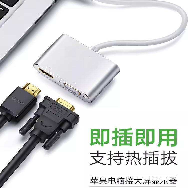 Mini minidp to vga Laptop to hdmi HD Lightning Interface VGA Projector Display Converter