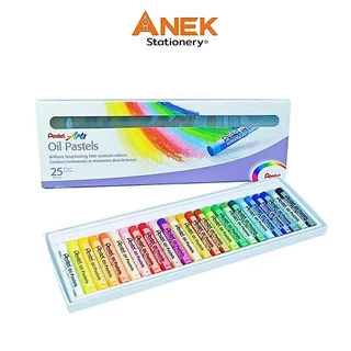 สีชอล์ค เพนเทล 12สี 16สี 25สี 36สี 50สี Pentel Oil Pastel