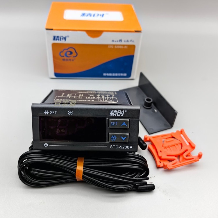 เทอร์โมสตัทดิจิทัล STC-9200A Elitech พร้อมจอแสดงผล ควบคุมอุณหภูมิด้วยไมโครคอมพิวเตอร์ สำหรับคลังแช่เ