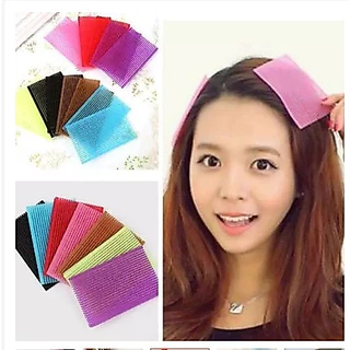 แผ่นแปะผม แผ่นติดผมแต่งหน้าเก็บผม คละสี