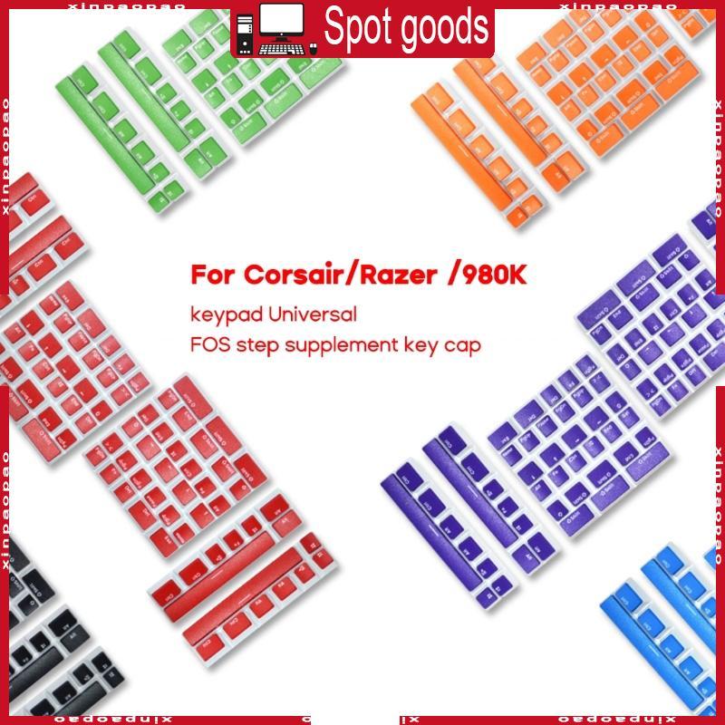 XI สําหรับ K65 PBTs 6U 6 5U Spacebars Keycap Double Shot สําหรับคีย์บอร์ดแบบกลไก