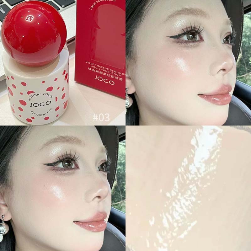 1 ชิ้น JOCO Velvet Makeup New Skin Softening Yarn รองพื้นชนิดน้ํา