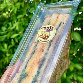 สติกเกอร์ฉลากสินค้า สติกเกอร์แซนวิช ไส้แซนวิช Sandwich สติกเกอร์ติดอาหาร [no.S57]