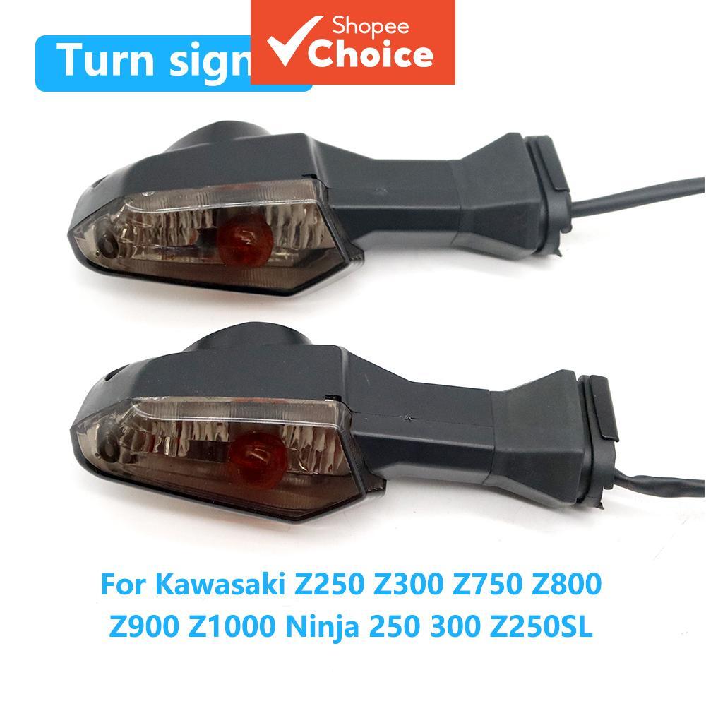ไฟเลี้ยว LED Blinker Light สําหรับ Kawasaki Z250 Z300 Z750 Z800 Z900 Z1000 Ninja 250 300 Z250sl ด้านหน้า/ด้านหลัง