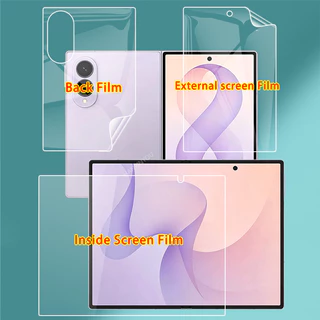 ฟิล์มไฮโดรเจลบางเฉียบสําหรับ Samsung Galaxy Z Fold8 Ultra Fold 8 กว้าง 5G Soft TPU ด้านหน้าด้านหลังคลุมทั้งหมดปกป้องหน้าจอฟิล์มป้องกันโปร่งใส (ไม่ใช่กระจกนิรภัย)