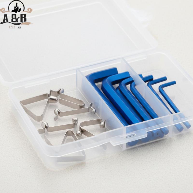 [A&B] 10 ชิ้น Snap Loing Kayak Paddle ฤดูใบไม้ผลิคลิปเหล็ก V-Shaped Lift Telescopic Loing Tube Pole 