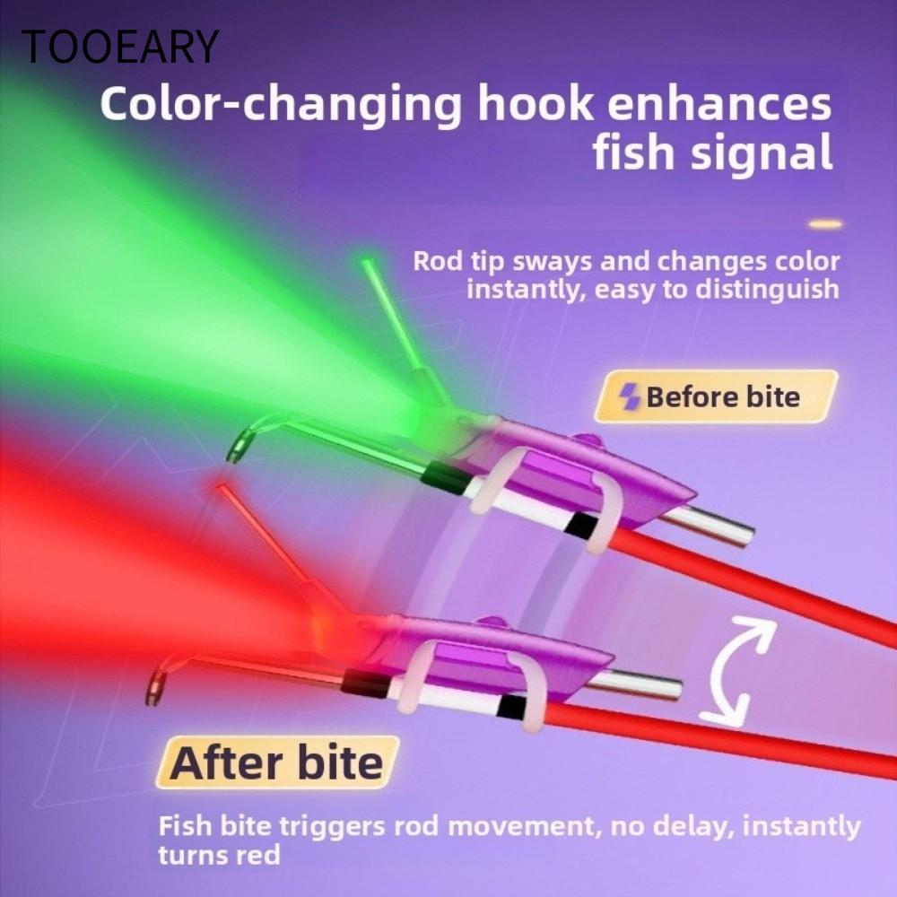 TAINAKARITSU Fishing Pole Bite Alarm, Alert Light Bite Alarm Angling LED Alert Light, 2026 LED Light