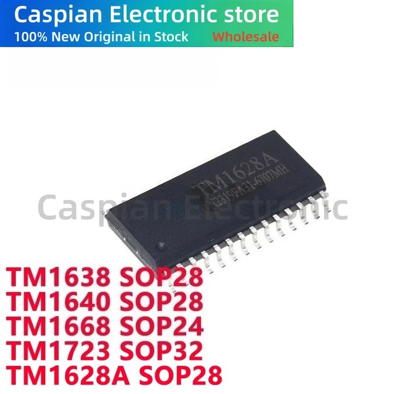 5PCS TM1638 TM1640 TM1668 TM1723 TM1628A SOP ชิป LED ic ขายส่ง