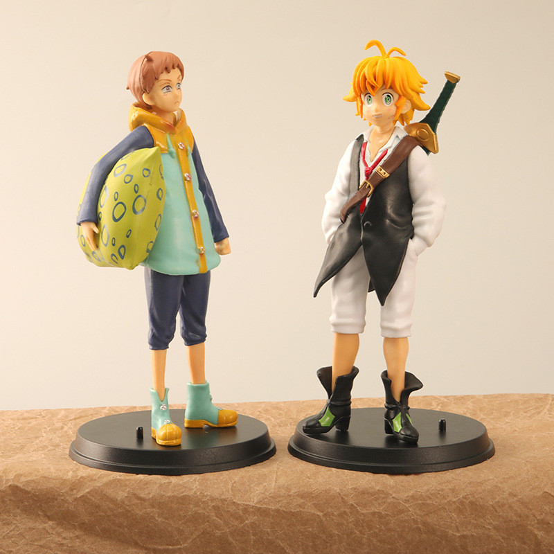 16.5 ซม.อะนิเมะ Seven Deadly Sins Action Figure Meliodas Dragons Sin of Wrath King Harlequin Grizzly