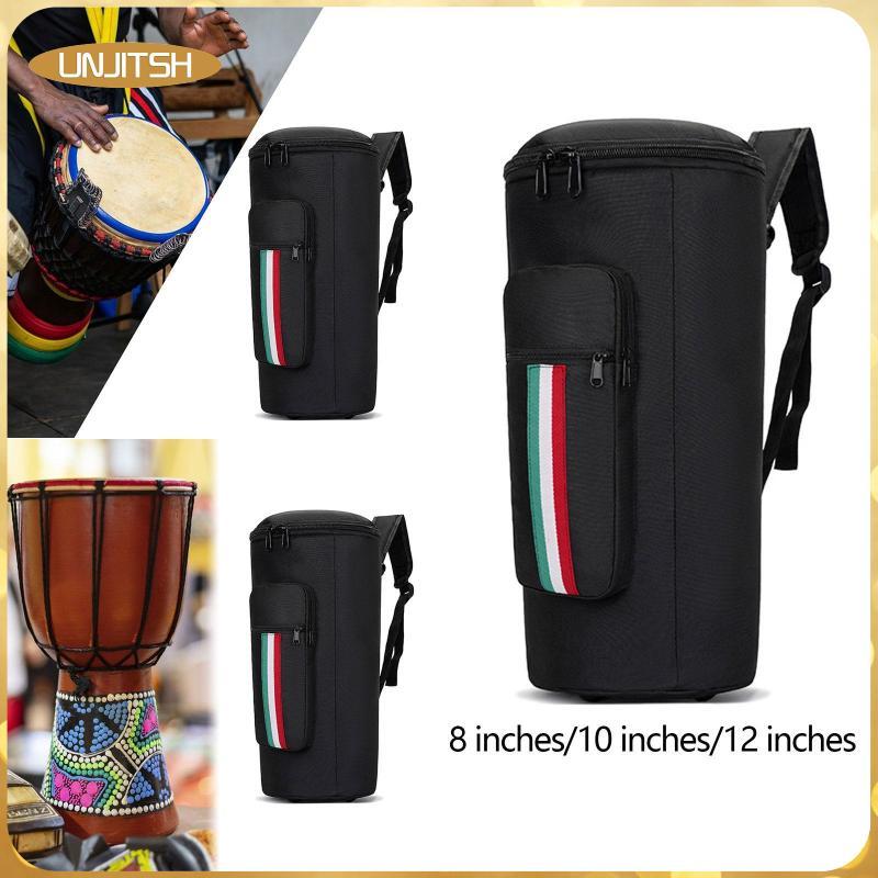 [unjitsh] Djembe Bag Backpack ผ้า Oxford ที่ทนทาน Thicken Africa Drum Carry Case Djembe Bag Case